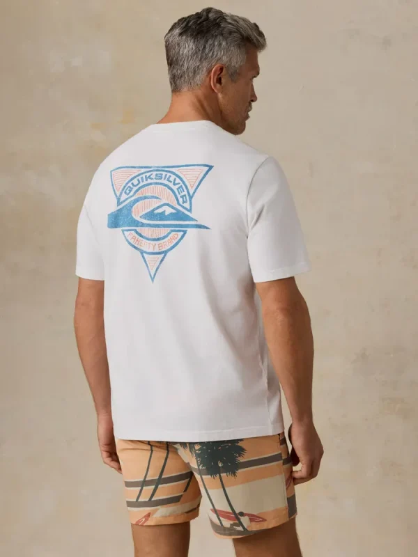 FAHERTY X QUIKSILVER HEAVY WASH TEE