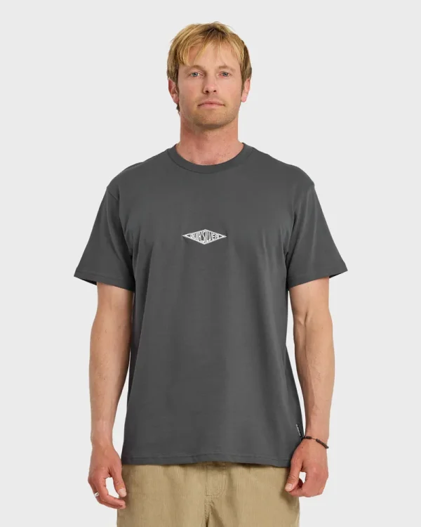 Work Ship Embroidered Short Sleeve T-Shirt