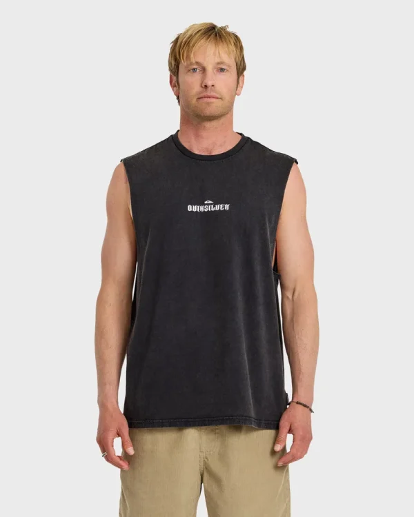 Dark Torch Acid Wash Oversized Tank