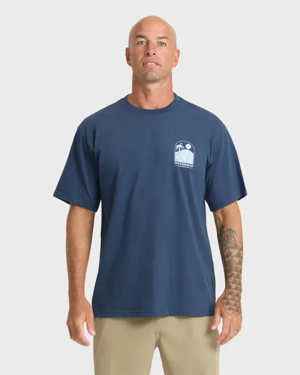 Waterman Out The Back Sueded T-Shirt