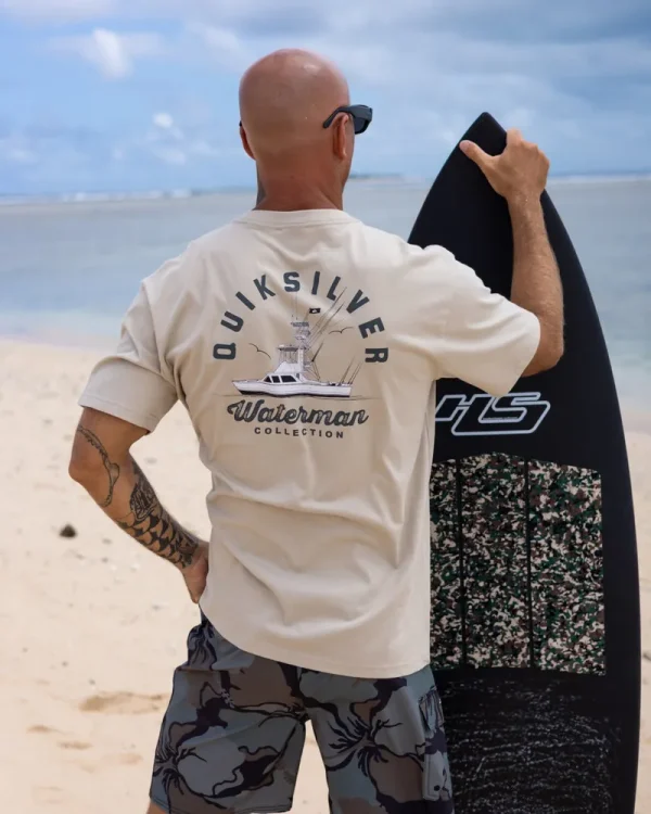 Waterman Early Morning Sueded Short Sleeve T-Shirt