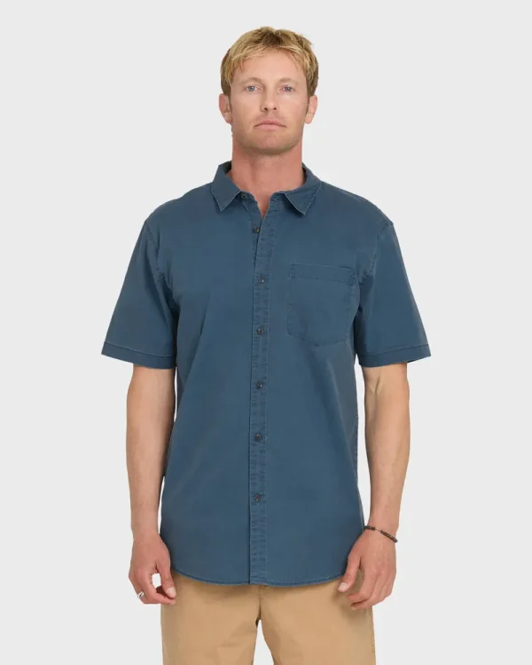 Saltwater Classic Stretch Short Sleeve Cotton Shirt