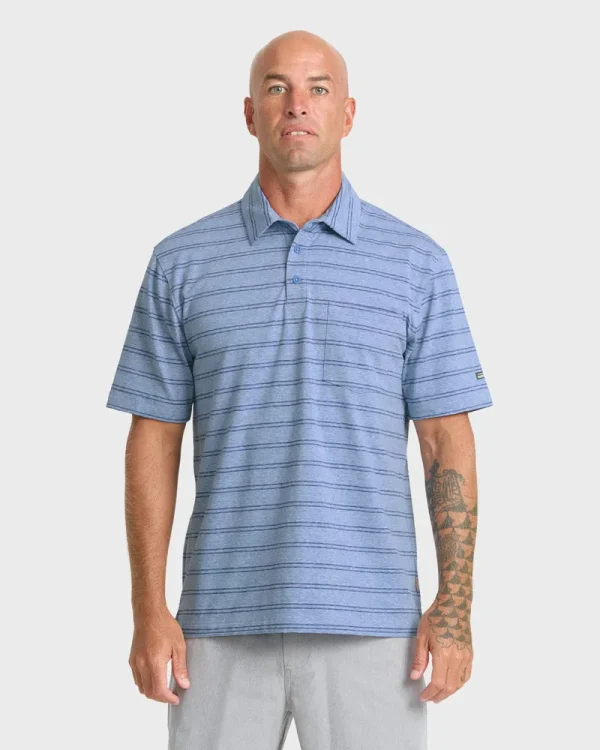Waterman Shank UPF 50 Short Sleeve Jersey Polo