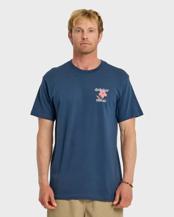 HI Floral Script Short Sleeve T-Shirt