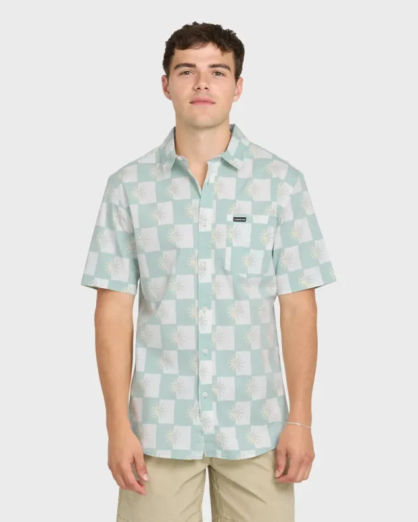 Sundial Classic Stretch Short Sleeve Woven Shirt