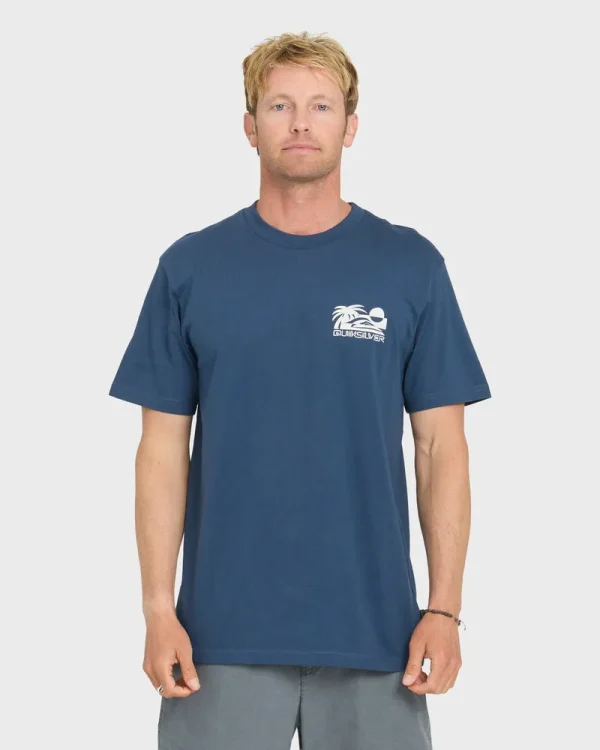 Reverse Cut Classic Short Sleeve Cotton T-Shirt