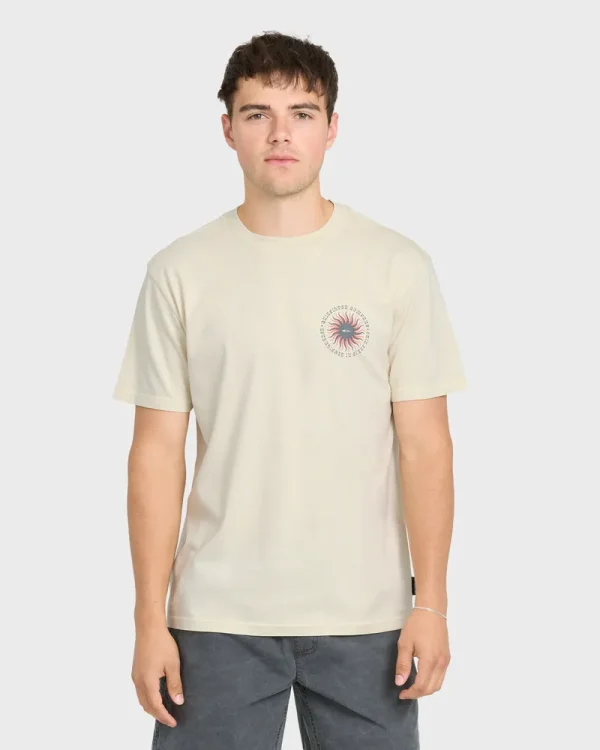 Sunny Day Pigment Dye Short Sleeve Cotton T-Shirt