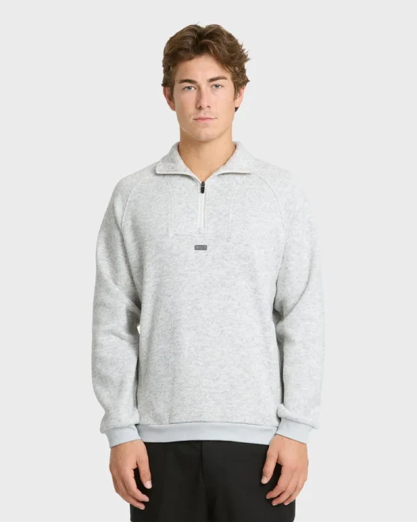 Keller Half Zip Mock Neck Sweatshirt