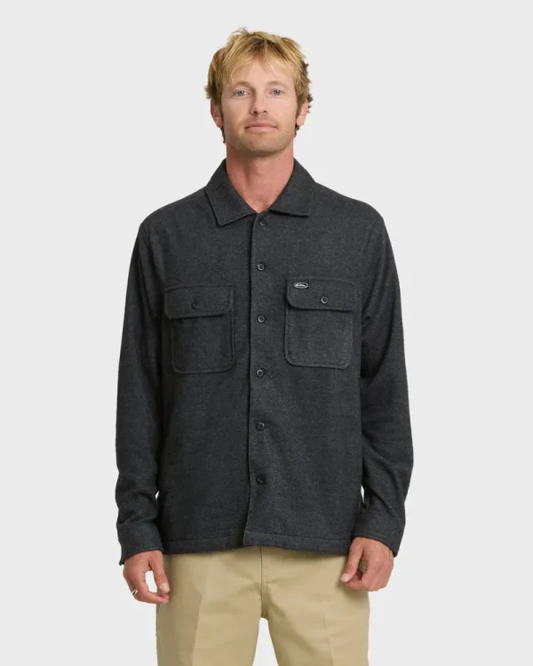 Flannel Long Sleeve Overshirt