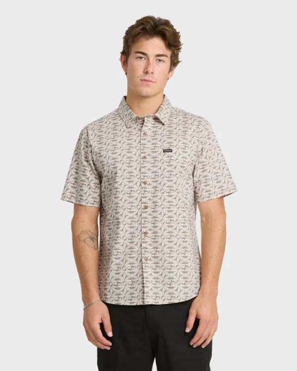 Nature Tile Classic Short Sleeve Woven Shirt