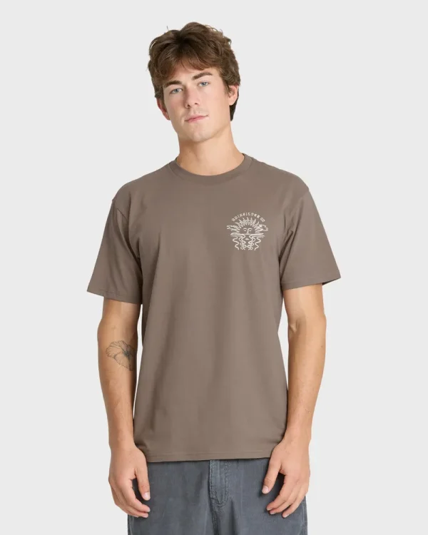 Sun Down Classic Short Sleeve Knit T-Shirt
