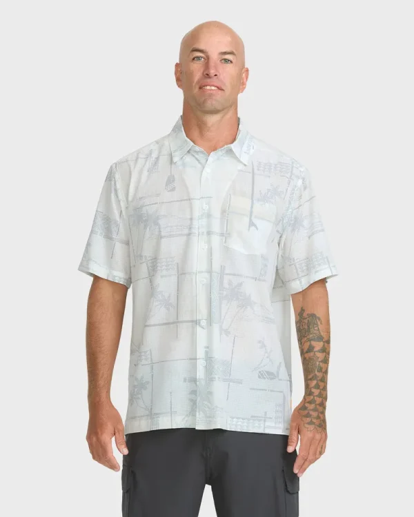 Waterman Island Time Short Sleeve Woven Shirt