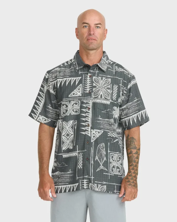 Waterman Ohana Bay Short Sleeve Woven Shirt
