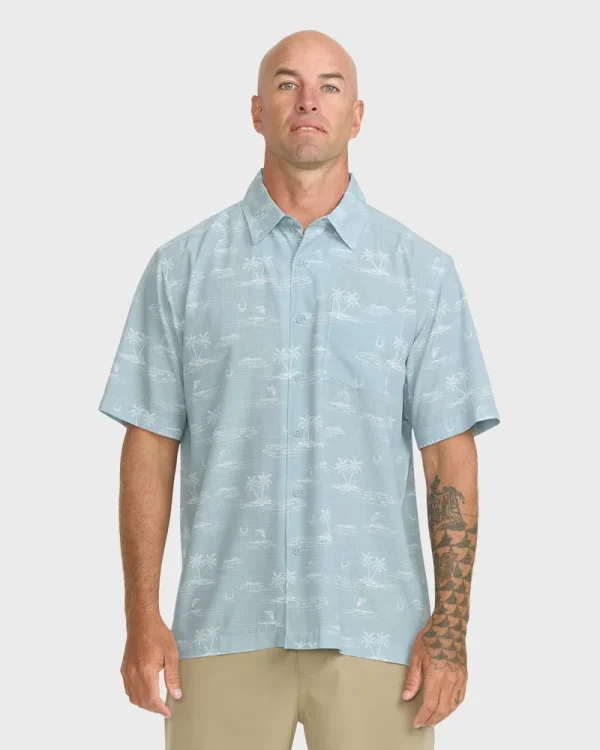 Waterman Mix Performance Pack Short Sleeve Woven Shirt