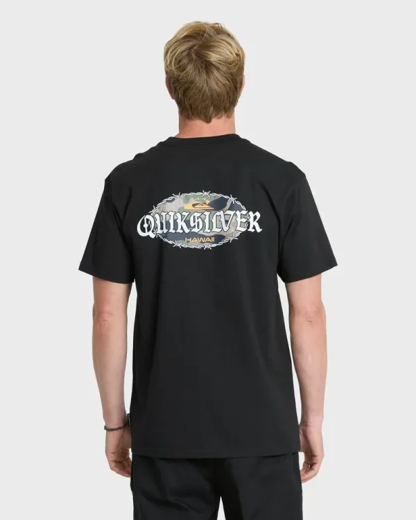 Hawaii Barb Wire Classic Short Sleeve Cotton T-Shirt