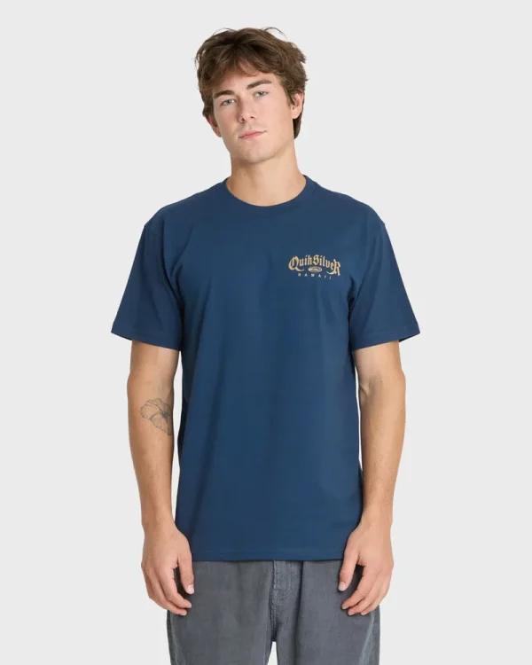 Hawaii Old English Classic Short Sleeve Knit T-Shirt