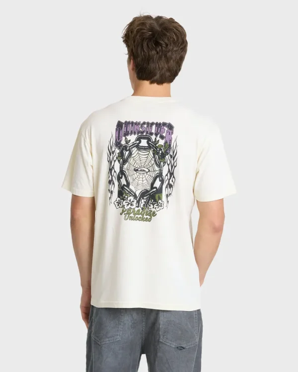 Unlocked Pigment Dye Short Sleeve Knit T-Shirt