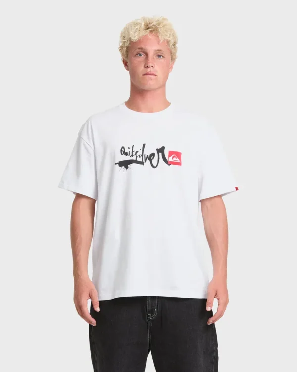 Young Guns Script Sticker Slap Short Sleeve Knit T-Shirt