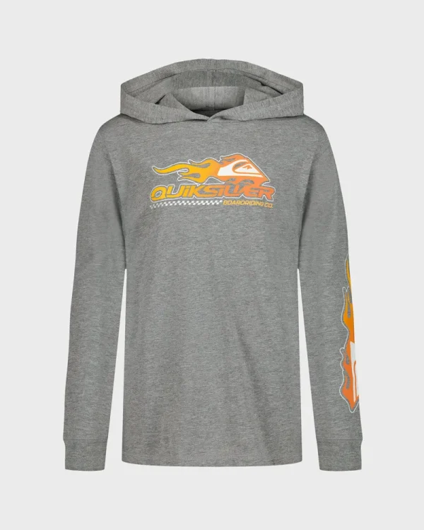 Boys F1 Speed Hooded Long Sleeve T-Shirt
