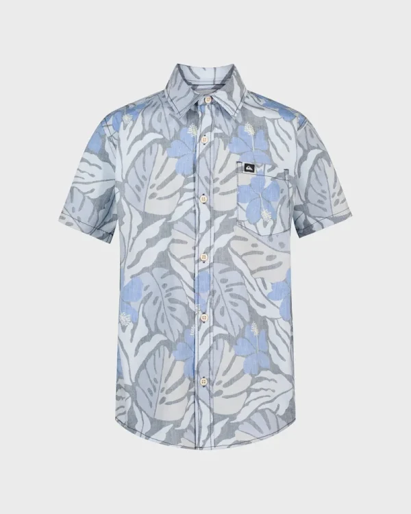 Boys Palm Breeze Classic Short Sleeve Woven Shirt