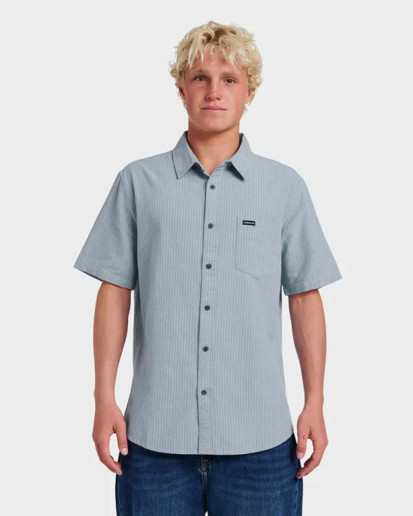 Oxford Stripe Classic Short Sleeve Shirt