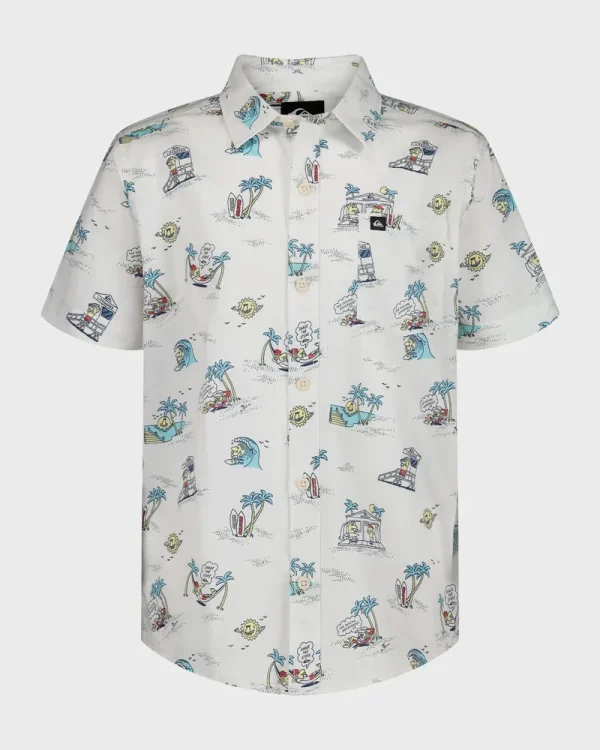 Boys Surf Doodle Classic Short Sleeve