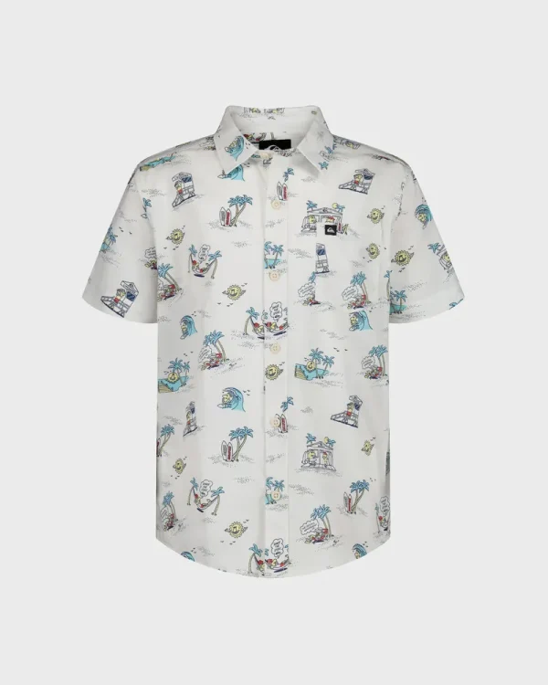 Little Boys Surf Doodle Classic Short Sleeve