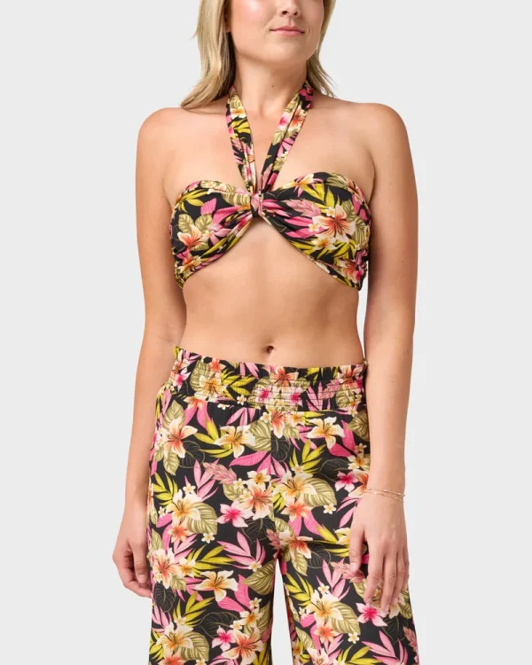 Sunkissed Maui Vacation Print Bandeau Top
